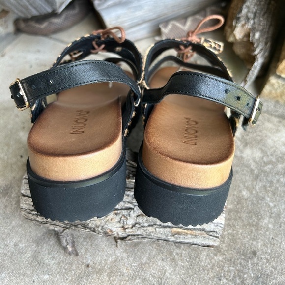 Inuovo leopard print leather strappy sandal NWOB Sz-37(6.5)  L - Picture 5 of 7